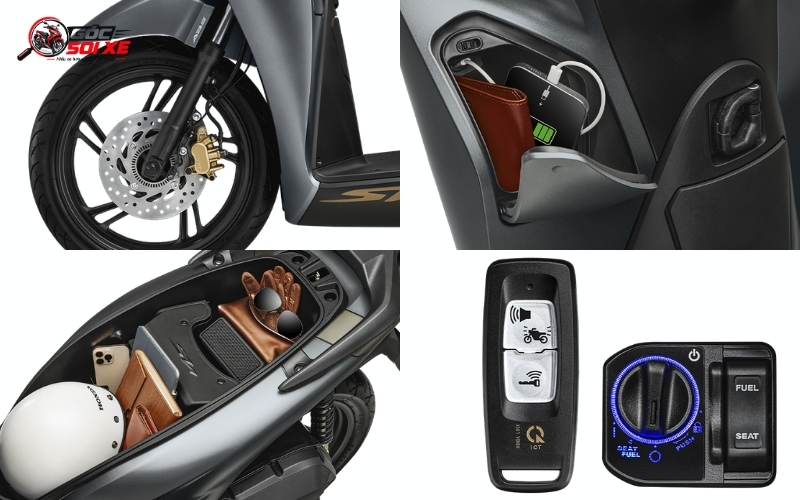 Thiết kế xe Honda Sh 160i có gì nổi bật? 5 Những tiện ích nổi bật trên Honda SH 160i 2026